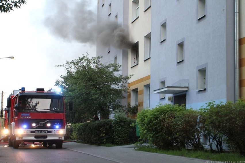 Tragiczny w skutkach pożar przy Powstańców Wielkopolskich w...