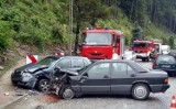 Piwniczna-Zdrój: zderzenie dwóch aut zablokowało drogę do granicy ze Słowacją