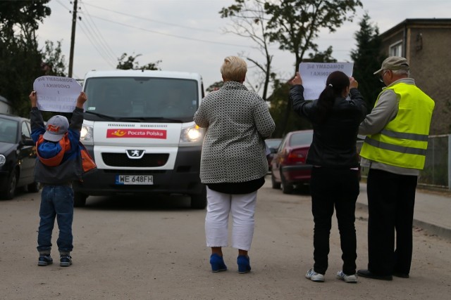 Protest mieszkańców osiedla Zakrzów, zdjęcie ilustracyjne