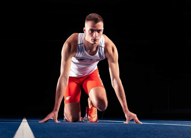 Albert Komański w biegu na 200 m nie dał szans konkurencji