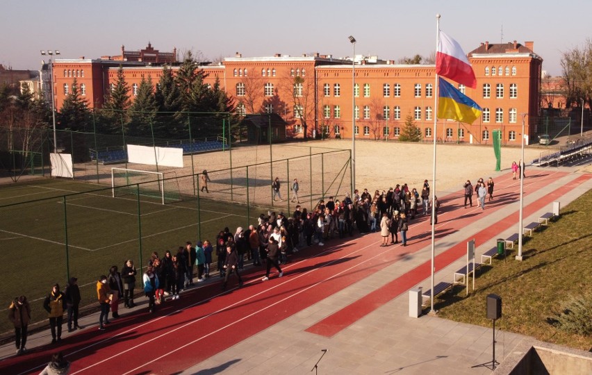Inauguracja nauki młodzieży z Ukrainy w toruńskim X LO