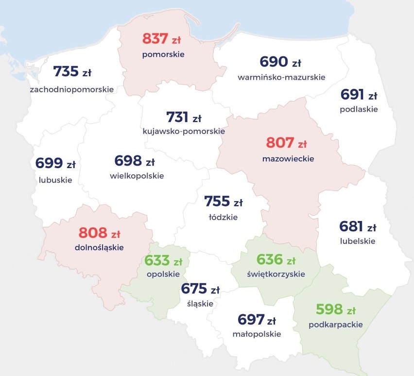 Ceny OC. Najdrożej w województwie pomorskim. Gdańsk wśród trzech miast z najdroższą polisą ubezpieczeniową