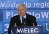Jarosław Kaczyński w Mielcu: PiS nie jest partią wojny. Chcemy współpracować, ale z drugiej strony mamy na razie mur [WIDEO]