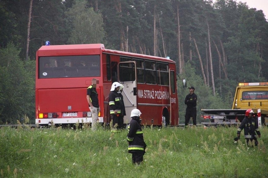 Niemiecki autobus miał wypadek na autostradzie A4 pod...