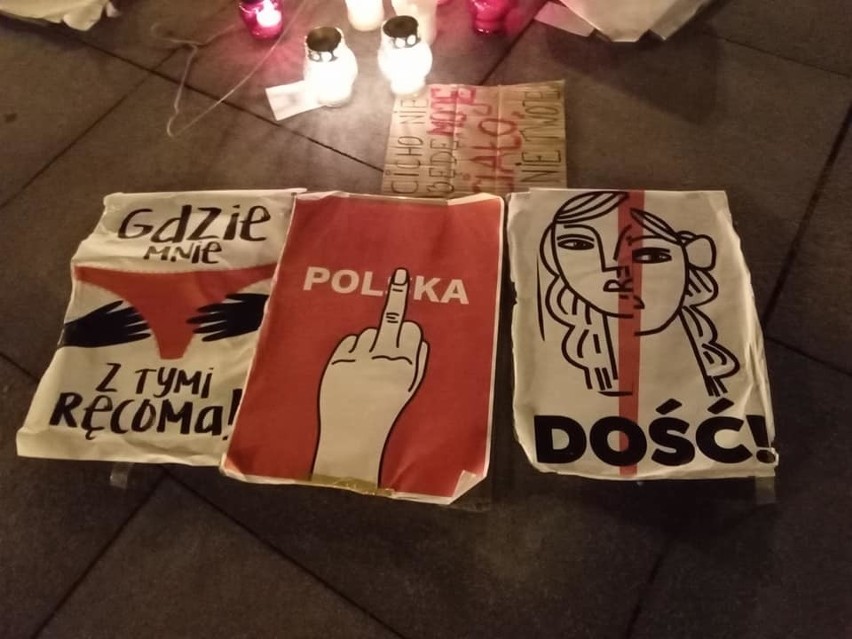 Protesty kobiet także w Aleksandrowie Łódzkim i Zgierzu