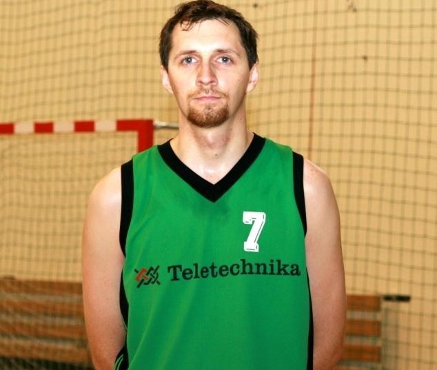 Wiceprezes ostrołęckiego OKK, Rafał Wysocki zdobył 14 punktów w spotkaniu w Nadarzynie.