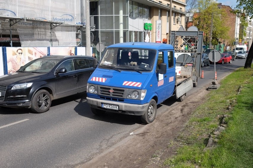 Zablokowana Kościelna. Ogromne korki na Jeżycach