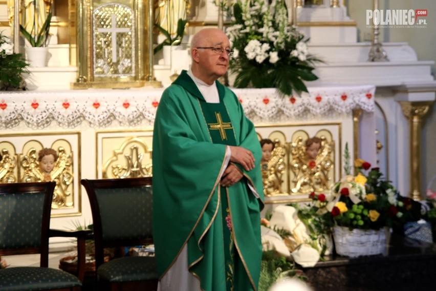 Z parafią świętego Marcina w Połańcu ksiądz Jan Wamyj...