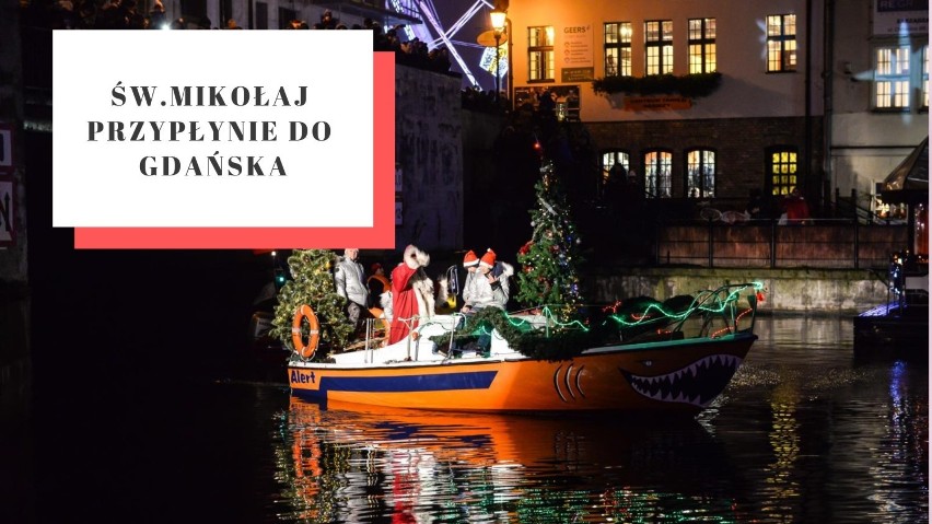 5 grudnia - Mikołaj przypływa do Gdańska, Zielony Most -...