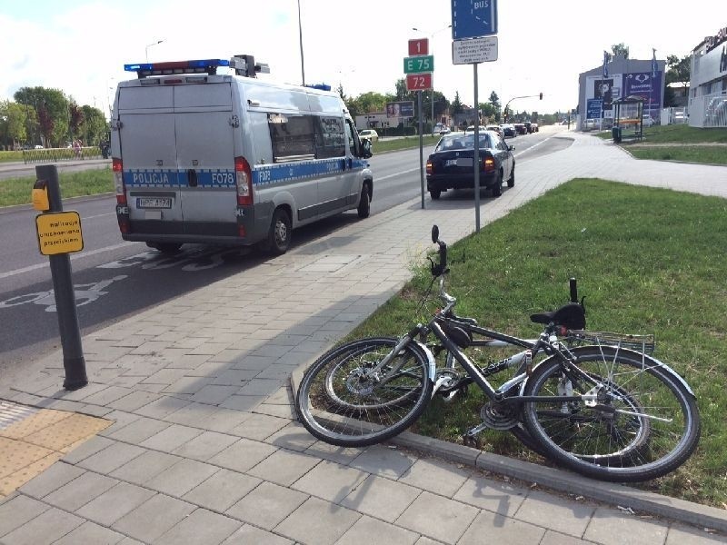 Do wypadku doszło na ścieżce rowerowej na ul. Inflanckiej.