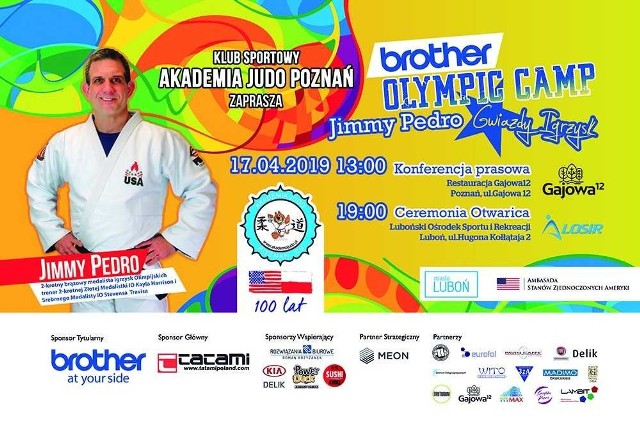 Amerykanin Jimmy Pedro będzie gwiazdą tegorocznego campu dla młodych judoków w hali w Luboniu przy ul. Kołłątaja