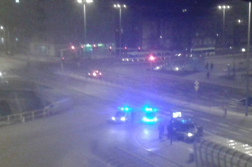 Policja ścigała osoby podejrzane o pobicie na ulicy Ryskiej