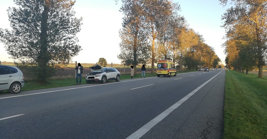 Wypadek koło Mianowic na DK 6. Zderzyły się dwa samochody [ZDJĘCIA]