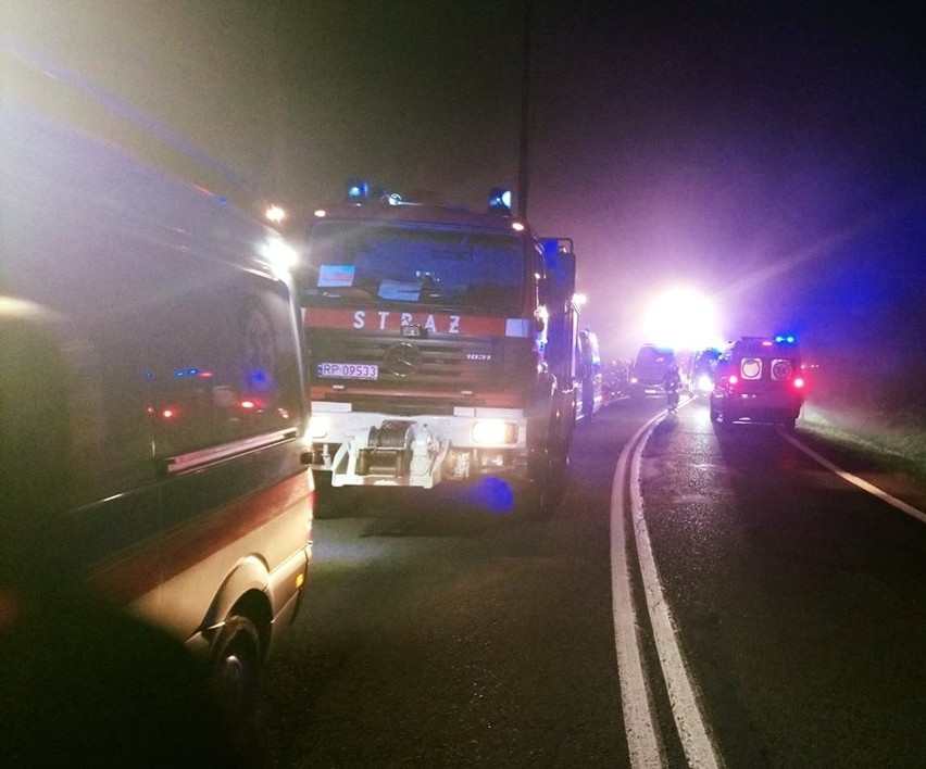 Podkarpacie. Tragiczny wypadek autobusu w Leszczawie Dolnej,...