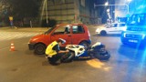 Wypadek motocyklisty na Sienkiewicza [ZDJĘCIA]