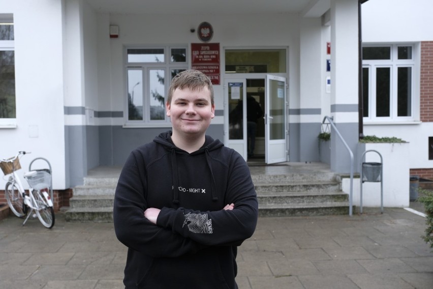 Adam Zielski, uczeń ZSS w Toruniu i finalista konkursu