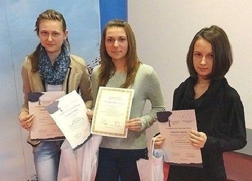 Gimnazjalistki z Wielgusa &#8211; Aleksandra Spiecha, Dominika Ciochoń, Zuzanna Kacińska otrzymały nagrody w projekcie &#8222;Surfuję. Szanuję&#8221;.