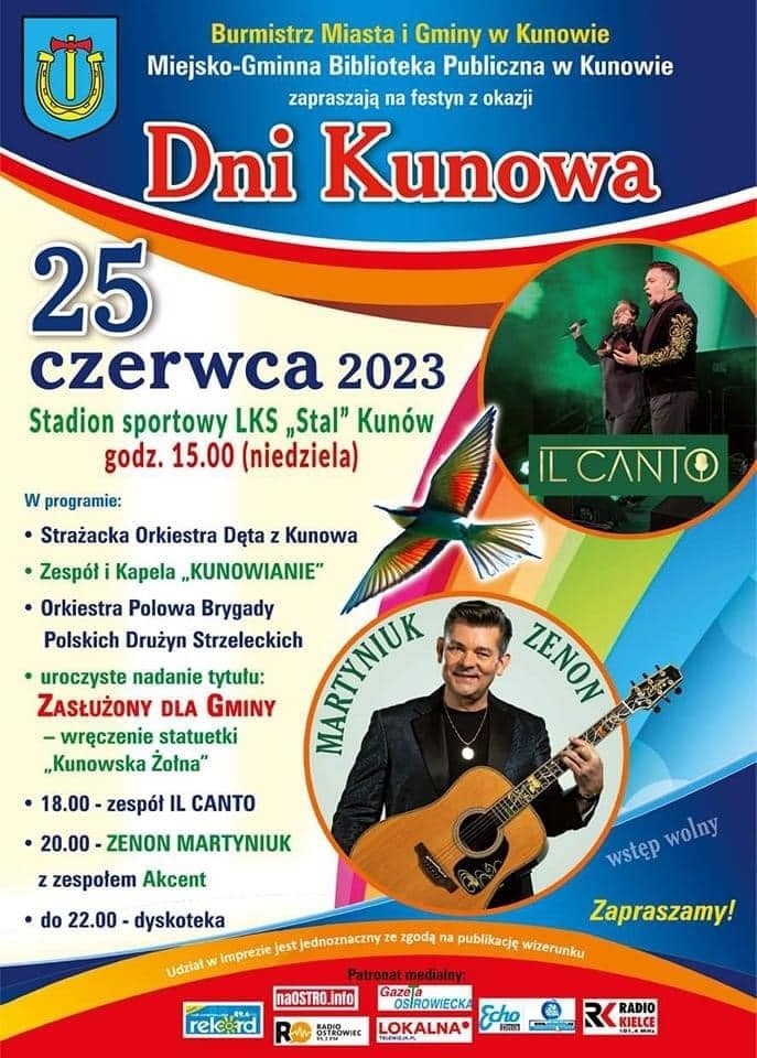 Zenon Martyniuk wystąpi na Dniach Kunowa 25 czerwca. Imprezie będzie towarzyszyło mnóstwo atrakcji 