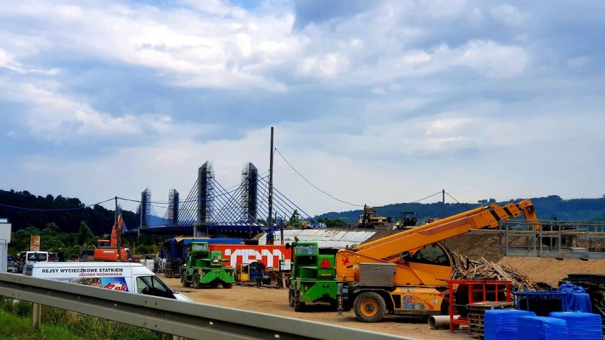 Most w Kurowie - postępy prac