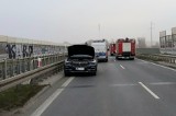 Wypadek na Wschodniej obwodnicy Wrocławia. Droga zablokowana [ZDJĘCIA]