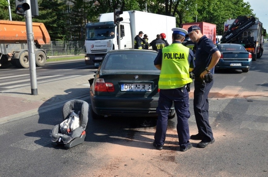 Wypadek na skrzyżowaniu Kwidzyńskiej, Toruńskiej i Brucknera