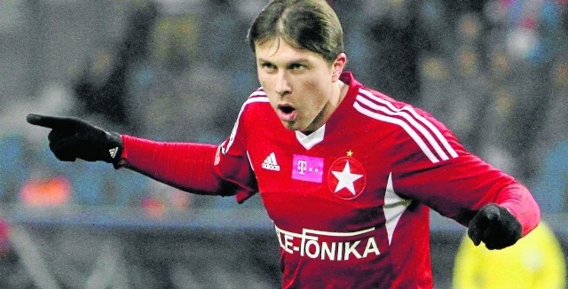 Rafał Boguski w meczu z Górnikiem Łęczna strzelił trzecią bramkę dla Wisły w tym sezonie