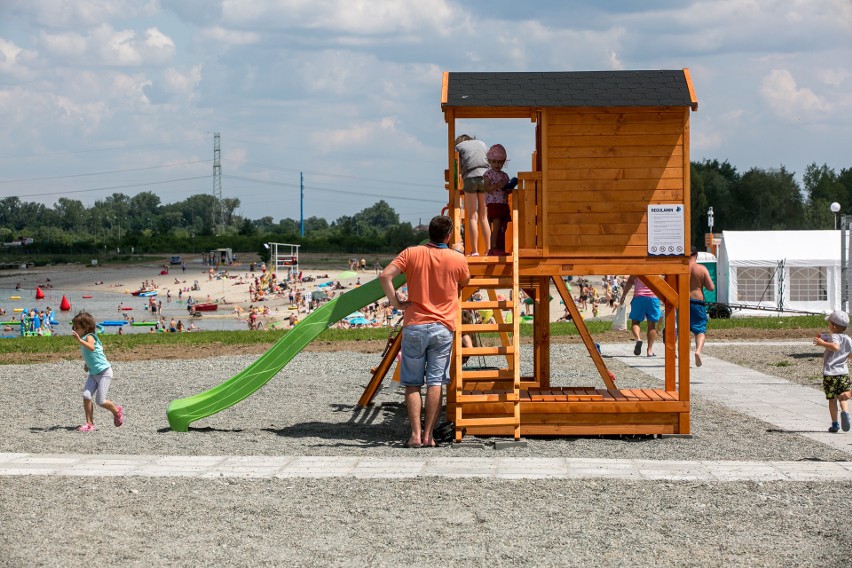 Kraków. „Przystań Brzegi” nowe kąpielisko w mieście już otwarte dla mieszkańców [ZDJĘCIA]