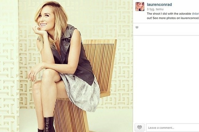Lauren Conrad (fot. screen z Instagram.com)
