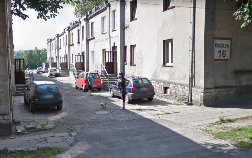 Mieszkańcy Będzina uchwyceni w oku kamer Google Street View...