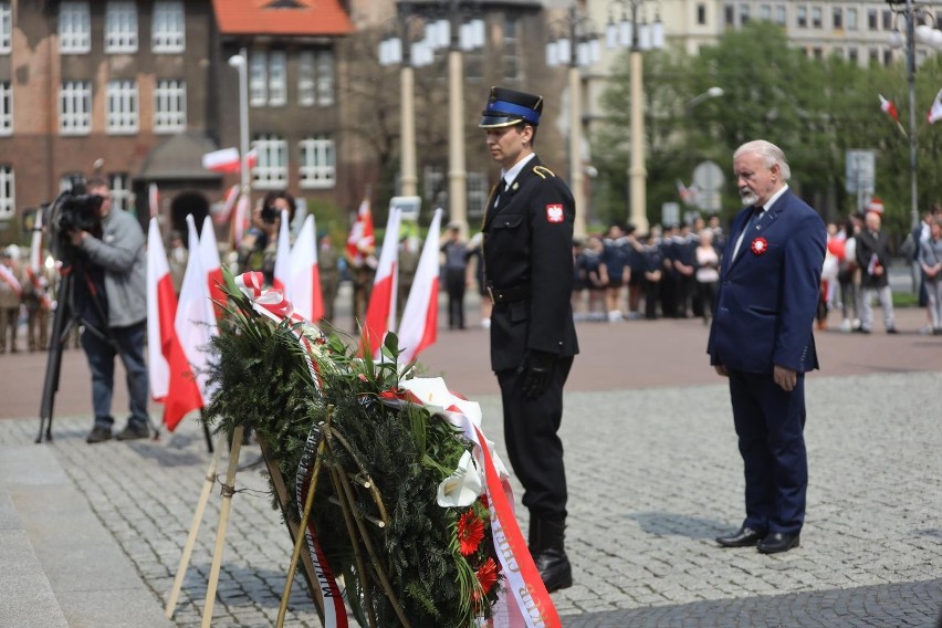 Katowice - obchody rocznicy uchwalenia Konstytucji 3 maja...