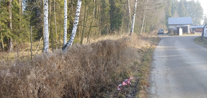 Okolice miejsca, w którym znaleziono ciało mężczyzny