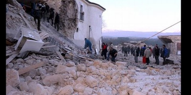Trzęsienie ziemi we Włoszech.