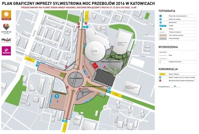 Sylwester z Polsatem 2016 w Katowicach