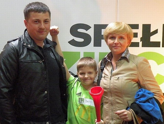 - Cieszyliśmy się z sukcesu syna &#8211; mówią Anna i Paweł Szydłowscy z Radomia.