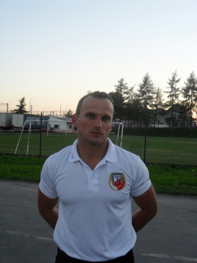 Trener Tarnovii Wojciech Gucwa