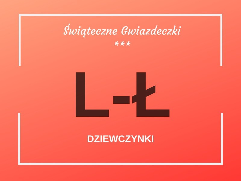 ŚWIĄTECZNE GWIAZDECZKI | Galeria zdjęć dziewczynek zgłoszonych do plebiscytu