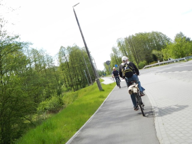 Wygodna droga rowerowa na terenie lewobrzeżnego Torunia