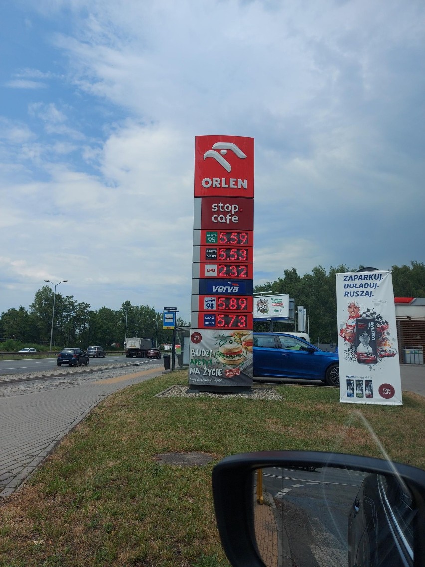 Ceny paliw na stacji Orlen przy ul. Murckowskiej w...