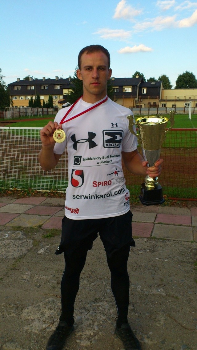 Karol Serwin (KM Champion Świdnik) po raz kolejny nie miał sobie równych podczas mistrzostw Polski