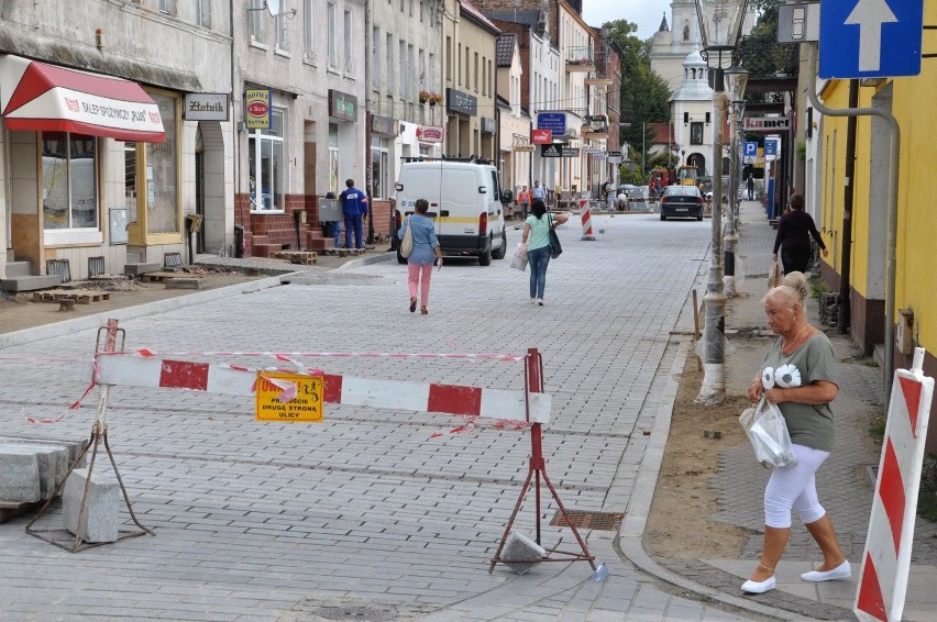 Wciąż nie można wjechać na ulicę od strony Dużego Rynku