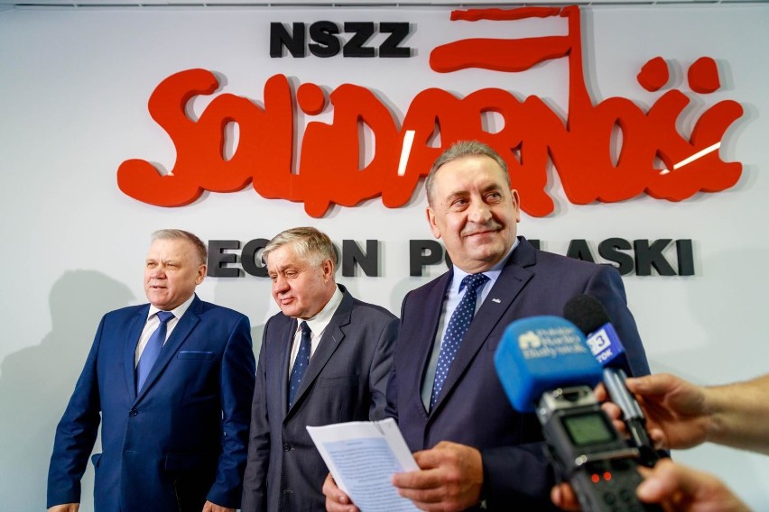 Szef podlaskiej "Solidarności" Józef Mozolewski zaprosił...