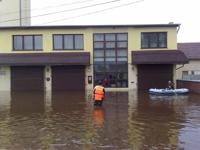 Powódź w Czarnowąsach. 2010 rok.