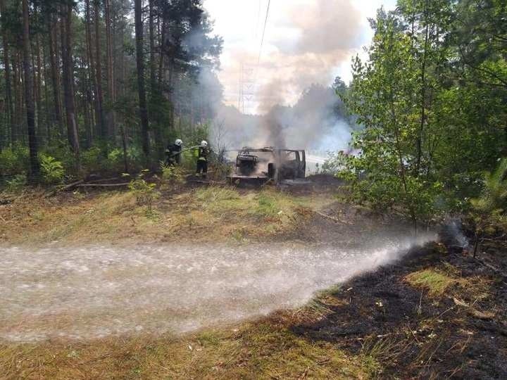 Strażacy z OSP Gądków Wielki zostali wezwani do pożaru...