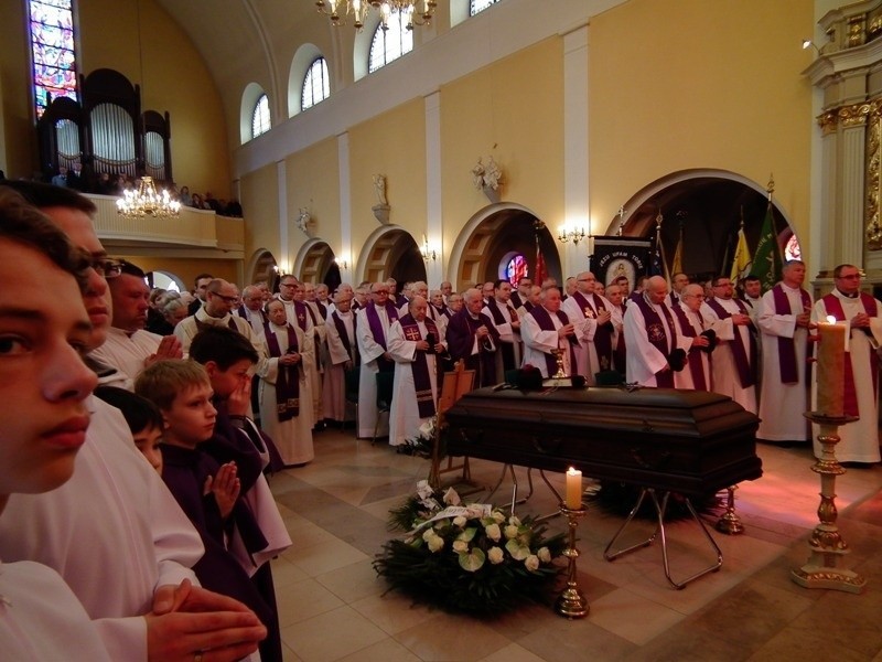 Pogrzeb prałata dr. Stefana Schudego