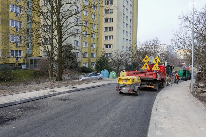 Prace remontowe i zamknięcie ulicy Jodłowej w Szczecinie. Co nowego na budowie? Sprawdzamy stan prac. ZDJĘCIA