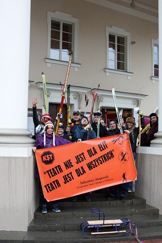 Protest przeciwko cenom biletów na Kaliskie Spotkania...