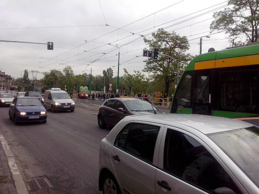 Awaria tramwaju w okolicy mostu Teatralnego