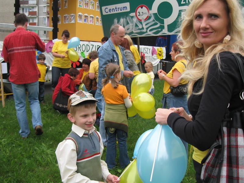 Uczestnicy korowodu już szykują się startu.