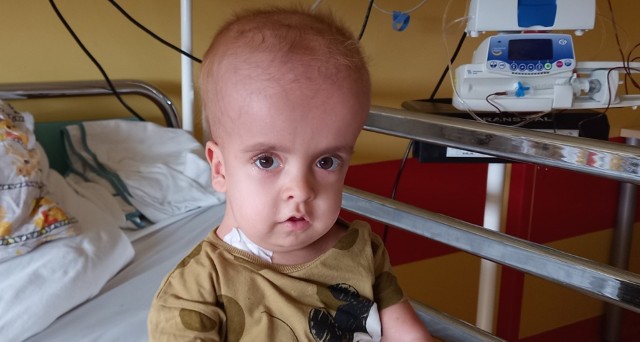 Chłopiec jest leczony chemioterapią w Klinice Onkohematologii Dziecięcej w Rzeszowie