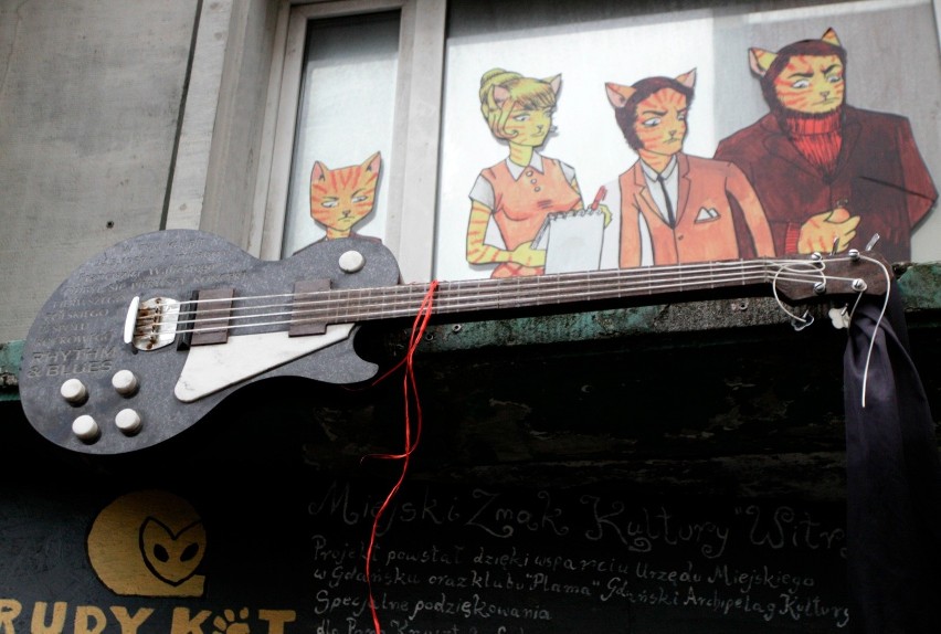 07.04.2014. gdansk nz odsloniecie gitary na klubie rudy kot...